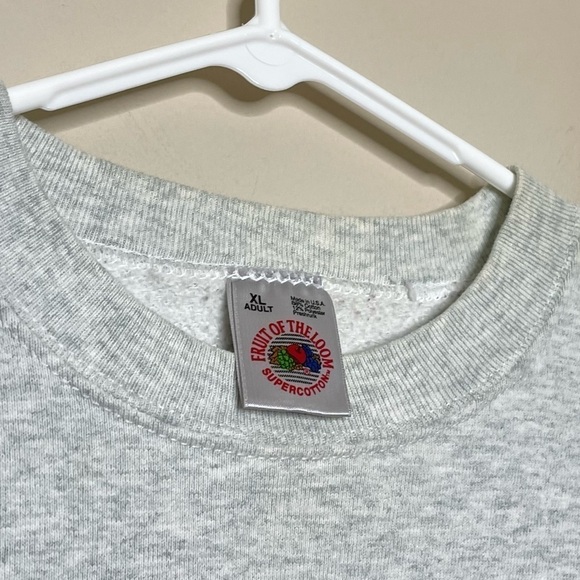 Vintage 90s Tis The Season To Be Smiling Christmas Holiday Crewneck Sweatshirt - Picture 3 of 4